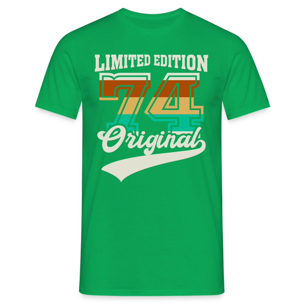 50. Geburtstag - 1974 Geboren - Retro Style - Geburtstags Geschenk T-Shirt - Kelly Green