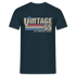 70. Geburtstag Jahrgang 1955 Vintage 55 Original Parts Retro Geschenk T-Shirt - Navy