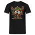 Weihnachten Witziges Rentier mit Weihnachtsbaum Lustiges Weihnachts T-Shirt - Schwarz