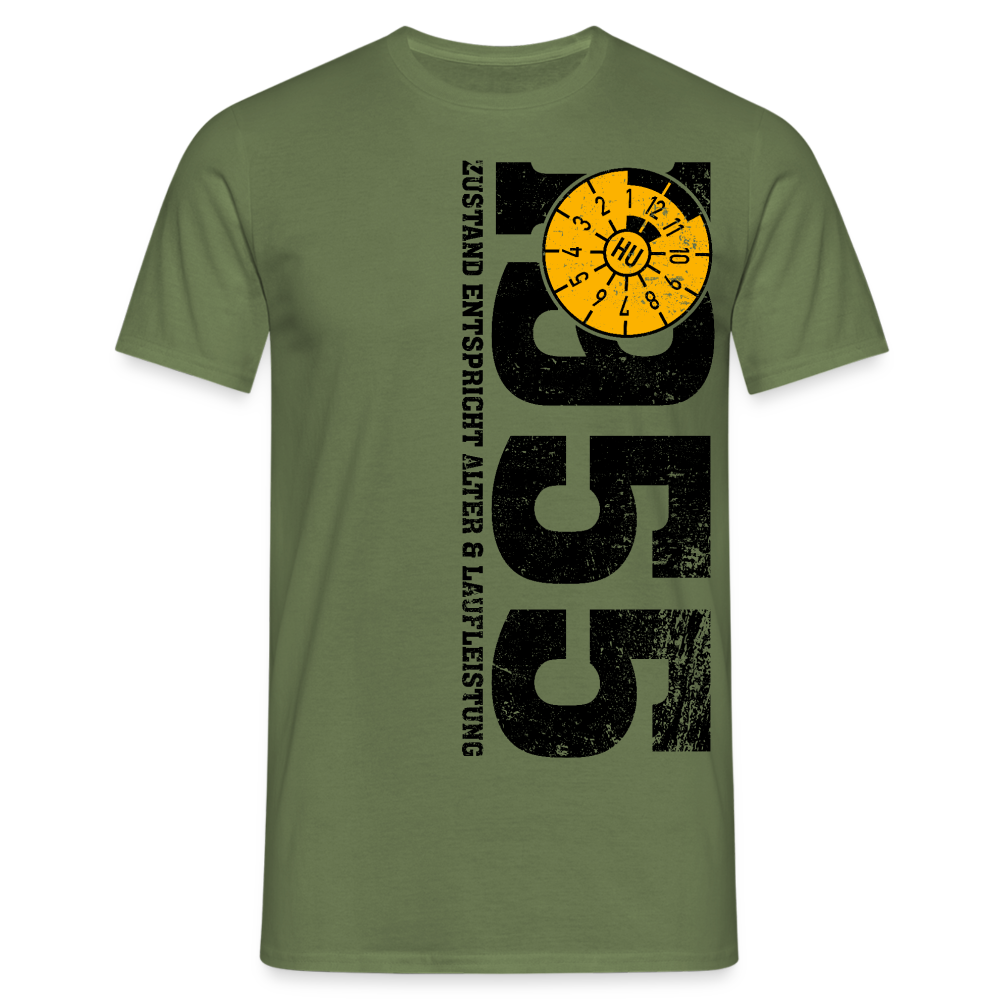 70. Geburtstag Zustand 1955 TÜV Lustiges Mechaniker Geschenk T-Shirt - Militärgrün