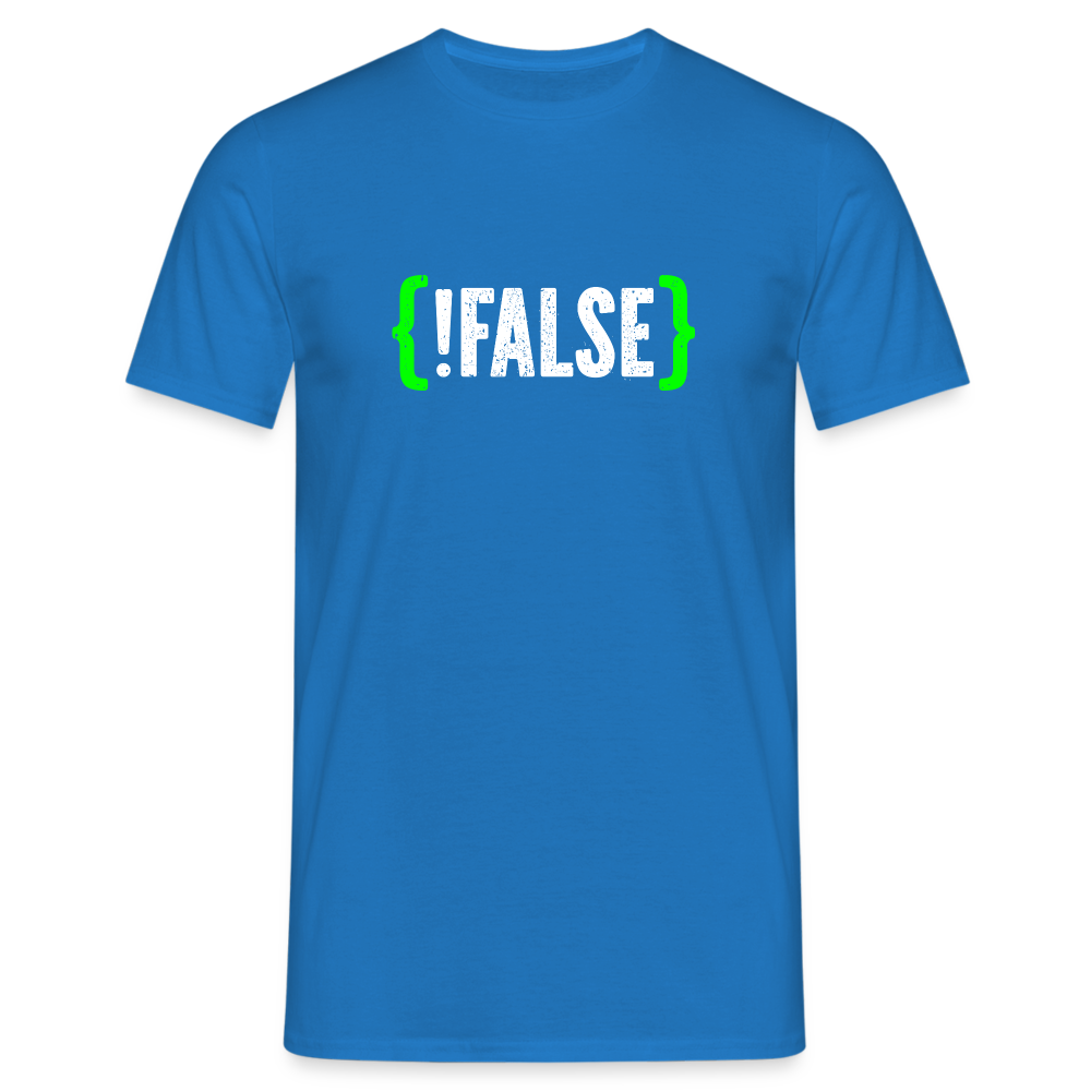 Programmierer IT'ler - false - Lustiges T-Shirt - Royalblau