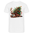 Weihnachten Lustiges Rentier Liegt unter Weihnachtsbaum Lustiges Weihnachts T-Shirt - Weiß