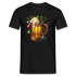 Weihnachten Bier mit Adventskugeln Lustiges Weihnachts T-Shirt - Schwarz