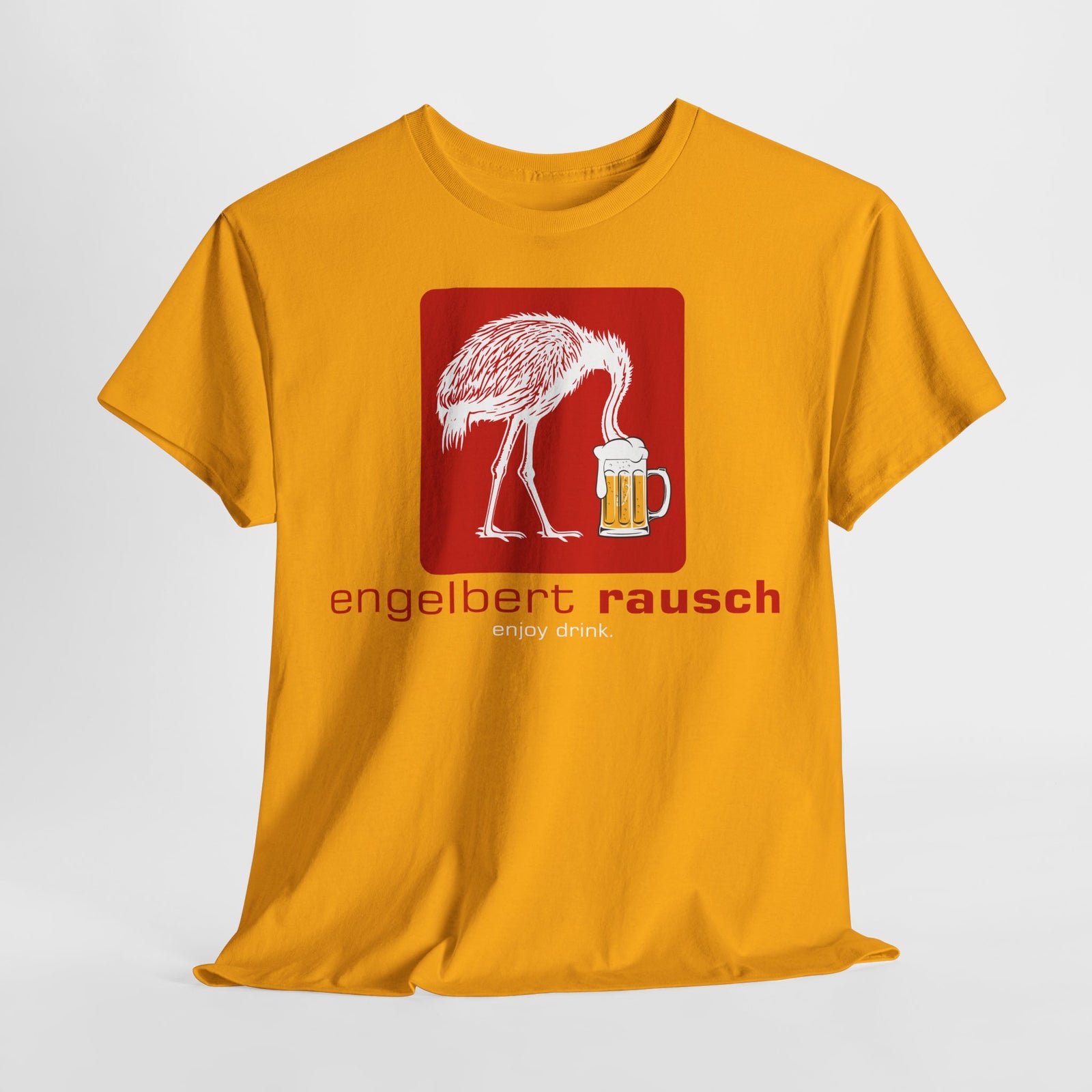 Engelbert Rausch witziges Bier Shirt Engelbert Rausch (fett) Parodie T-Shirt