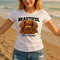 Kopfüber Teddy Bär T-Shirt – Realistisches Plüsch Design - Hang On Your Dreams - Damen Shirt