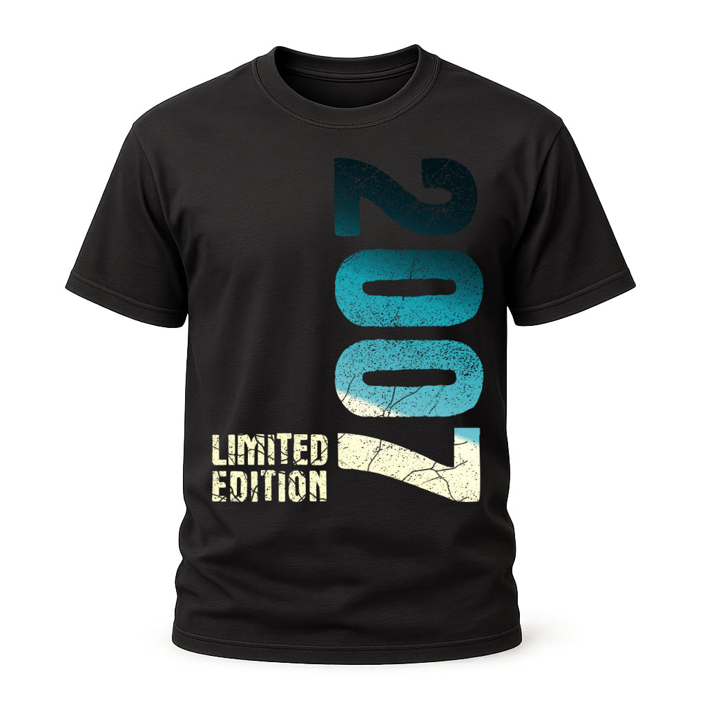 18 Geburtstag 2007 - Limited Edition - Geburtstags Geschenk T-Shirt