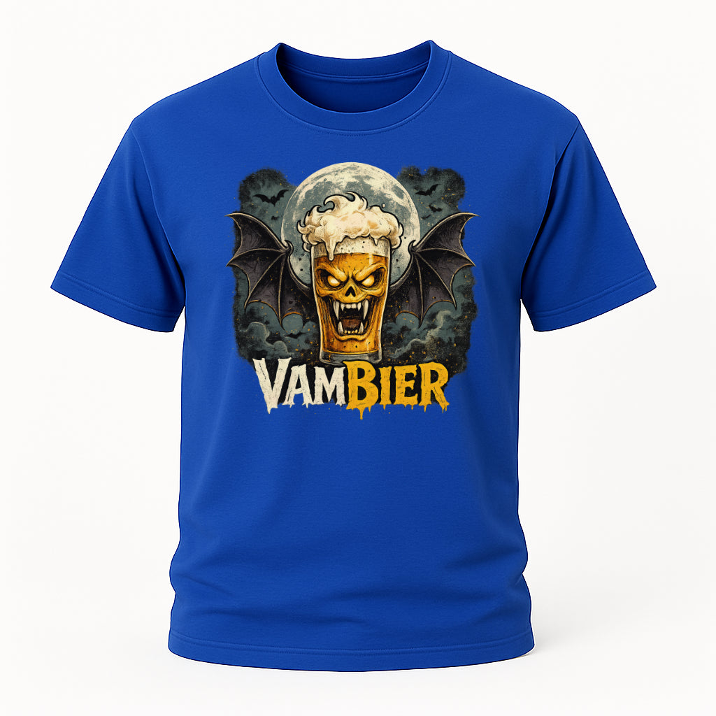 Halloween Shirt - Vampier Bier Vambier – Lustiges Halloween Bier T-Shirt