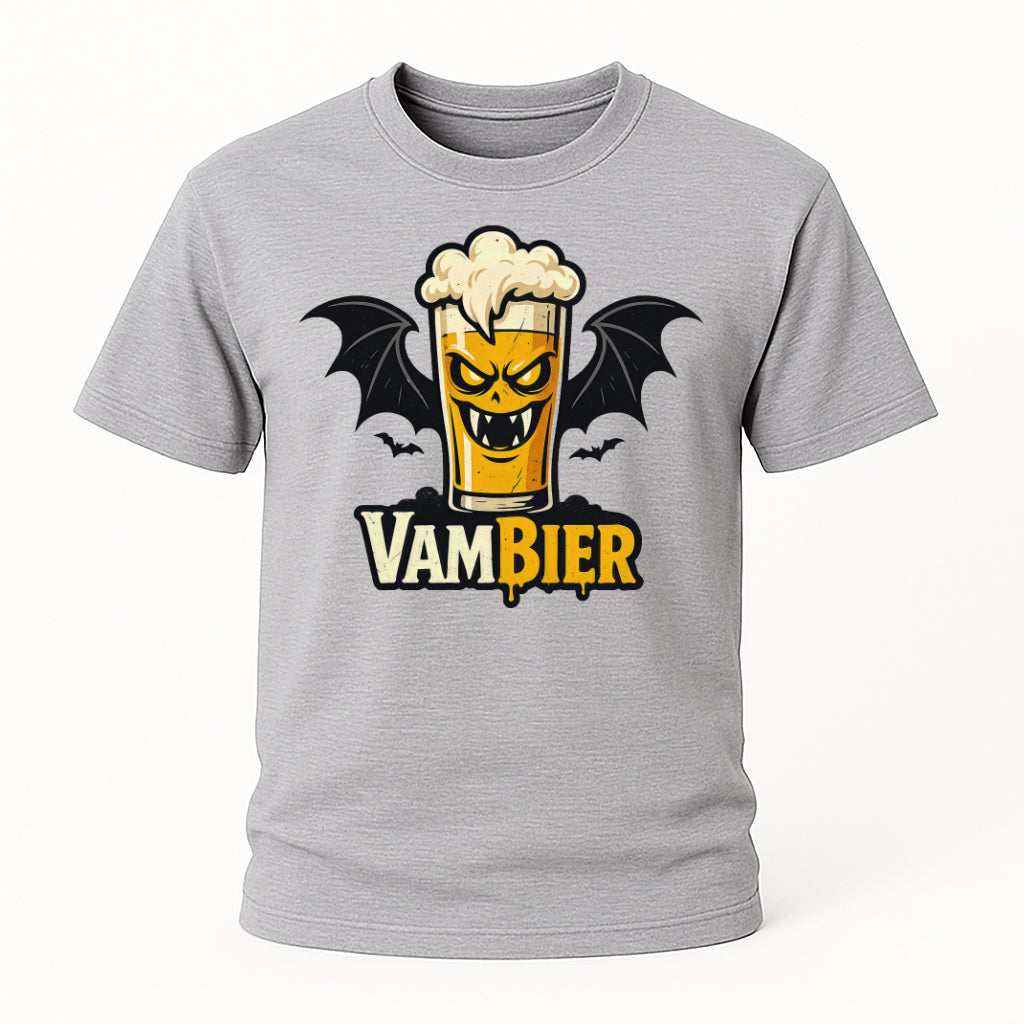 Halloween Shirt - Vampier Bier Vambier – Humorvolles Bier T-Shirt