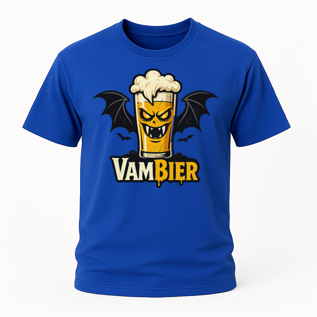 Halloween Shirt - Vampier Bier Vambier – Humorvolles Bier T-Shirt