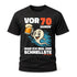 Lustiges 70. Geburtstag Shirt – „Vor 70 Jahren war ich mal der Schnellste“ Fun T-Shirt mit Bier Spermien Motiv – Herren Geburtstag Geschenk