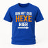 Halloween - Fasching - Bin mit der Hexe hier - Lustiges T-Shirt