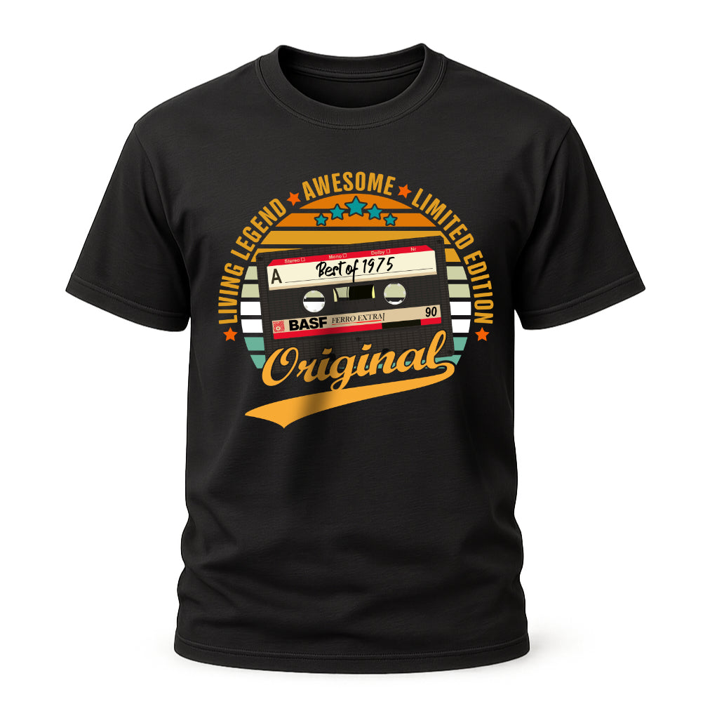 40. Geburtstag Best Of 1985 Original Limited Edition Retro Kassette Geschenk T-Shirt