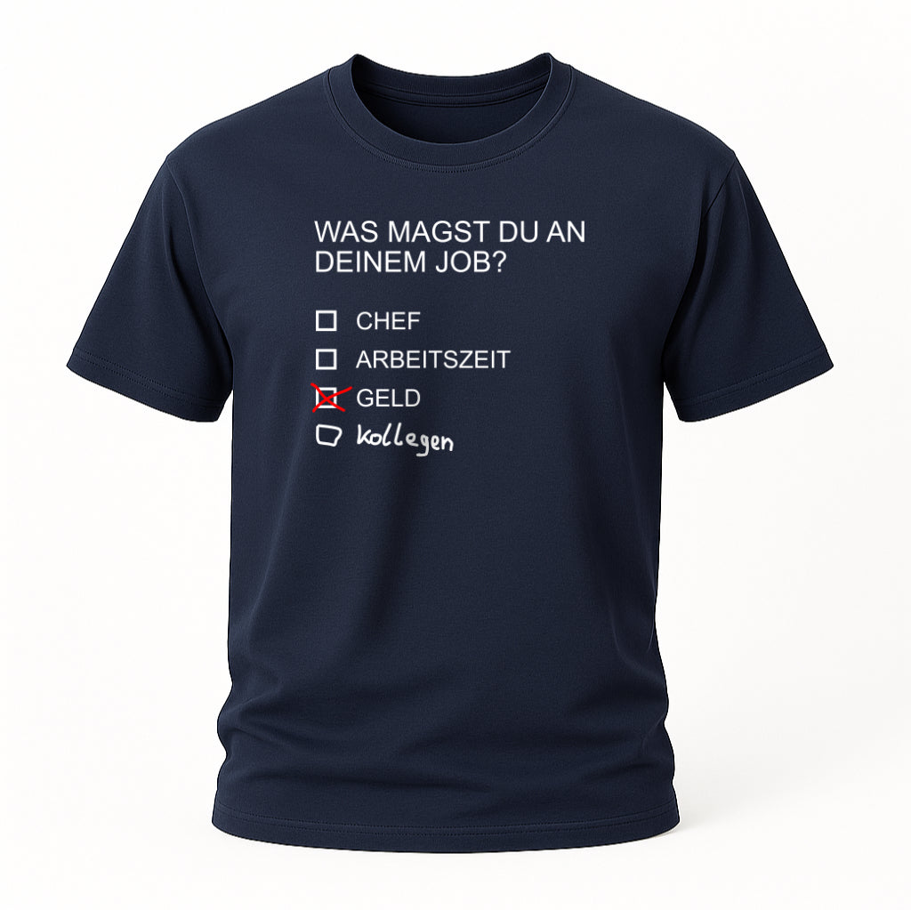 Job Umfrage Lustiges T-Shirt