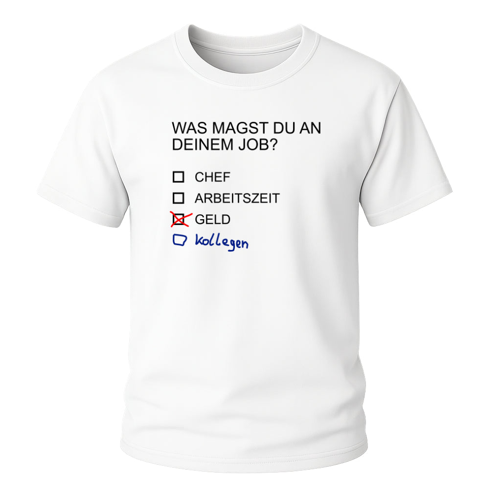 Job Umfrage Lustiges T-Shirt
