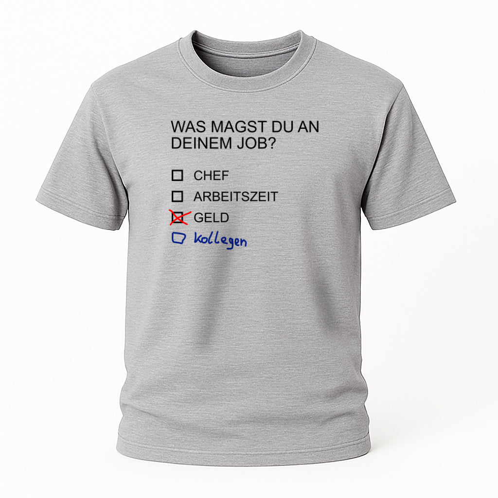 Job Umfrage Lustiges T-Shirt