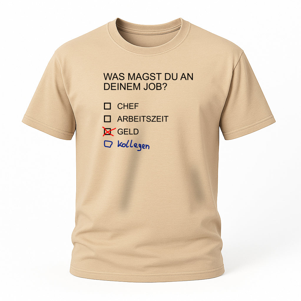 Job Umfrage Lustiges T-Shirt