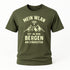 Wandern Berge Shirt - Bergmensch - WLAN In Den Bergen Am Stärksten - Lustiges T-Shirt