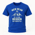 Wandern Berge Shirt - Bergmensch - WLAN In Den Bergen Am Stärksten - Lustiges T-Shirt