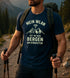 Wandern Berge Shirt - Bergmensch - WLAN In Den Bergen Am Stärksten - Lustiges T-Shirt