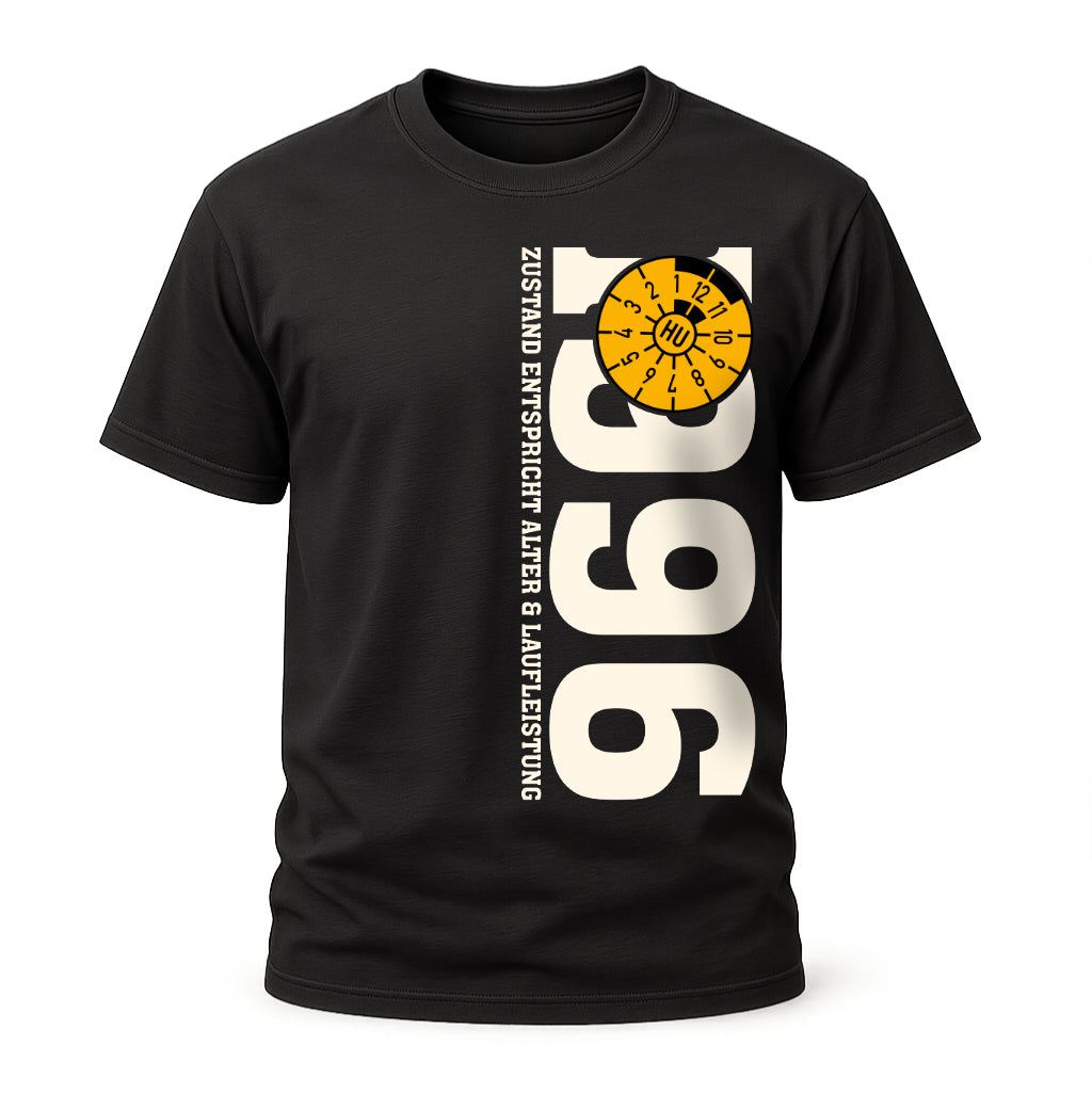 30. Geburtstag 1996 Zustand entspricht Alter und Laufleistung TÜV Lustiges Mechaniker Geschenk T-Shirt