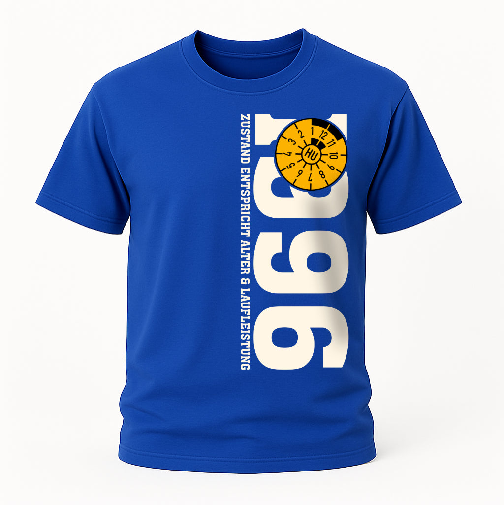 30. Geburtstag 1996 Zustand entspricht Alter und Laufleistung TÜV Lustiges Mechaniker Geschenk T-Shirt