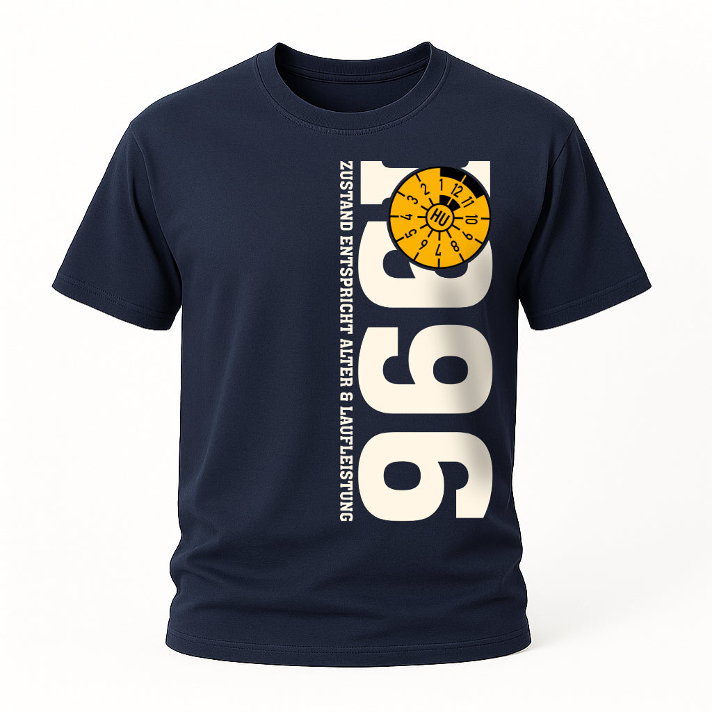 30. Geburtstag 1996 Zustand entspricht Alter und Laufleistung TÜV Lustiges Mechaniker Geschenk T-Shirt