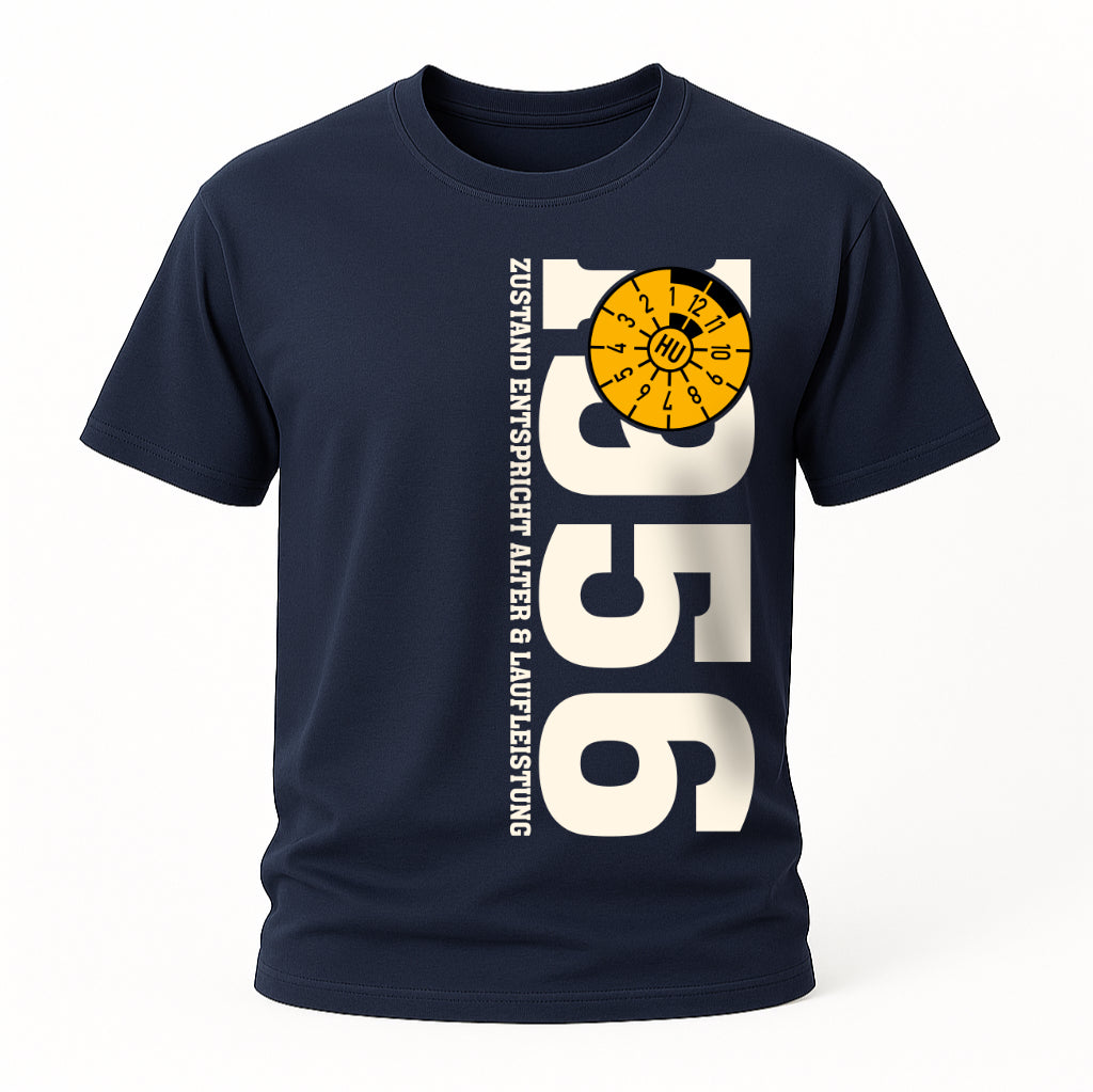 70. Geburtstag 1956 Zustand entspricht Alter und Laufleistung TÜV Lustiges Mechaniker Geschenk T-Shirt
