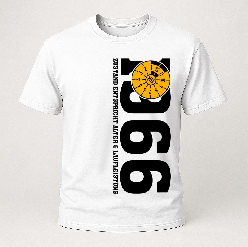 60. Geburtstag 1966 Zustand entspricht Alter und Laufleistung TÜV Lustiges Mechaniker Geschenk T-Shirt