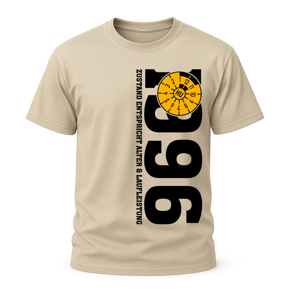 30. Geburtstag 1996 Zustand entspricht Alter und Laufleistung TÜV Lustiges Mechaniker Geschenk T-Shirt