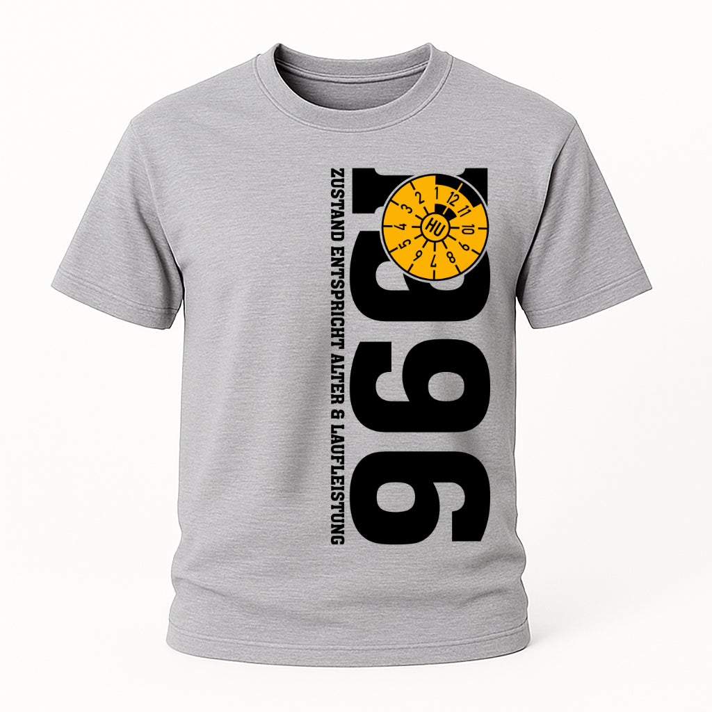 30. Geburtstag 1996 Zustand entspricht Alter und Laufleistung TÜV Lustiges Mechaniker Geschenk T-Shirt
