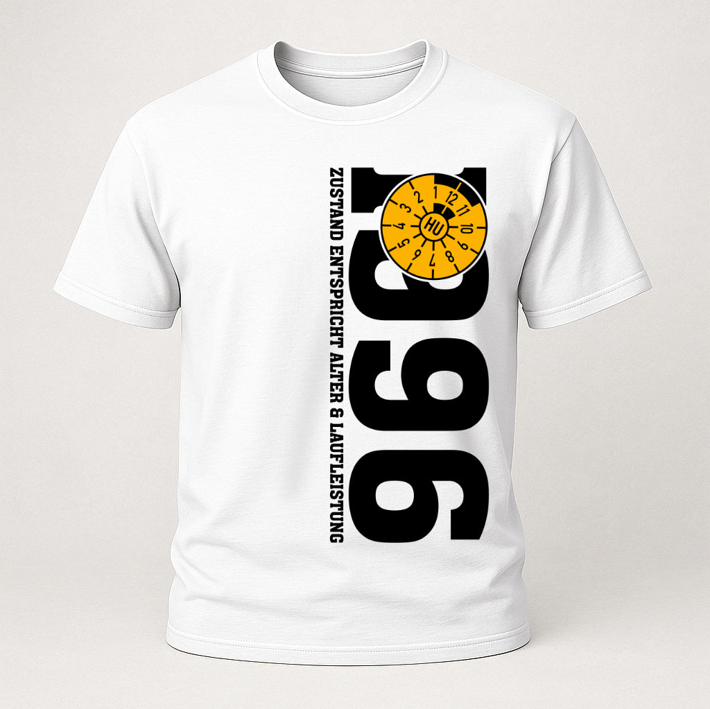 30. Geburtstag 1996 Zustand entspricht Alter und Laufleistung TÜV Lustiges Mechaniker Geschenk T-Shirt