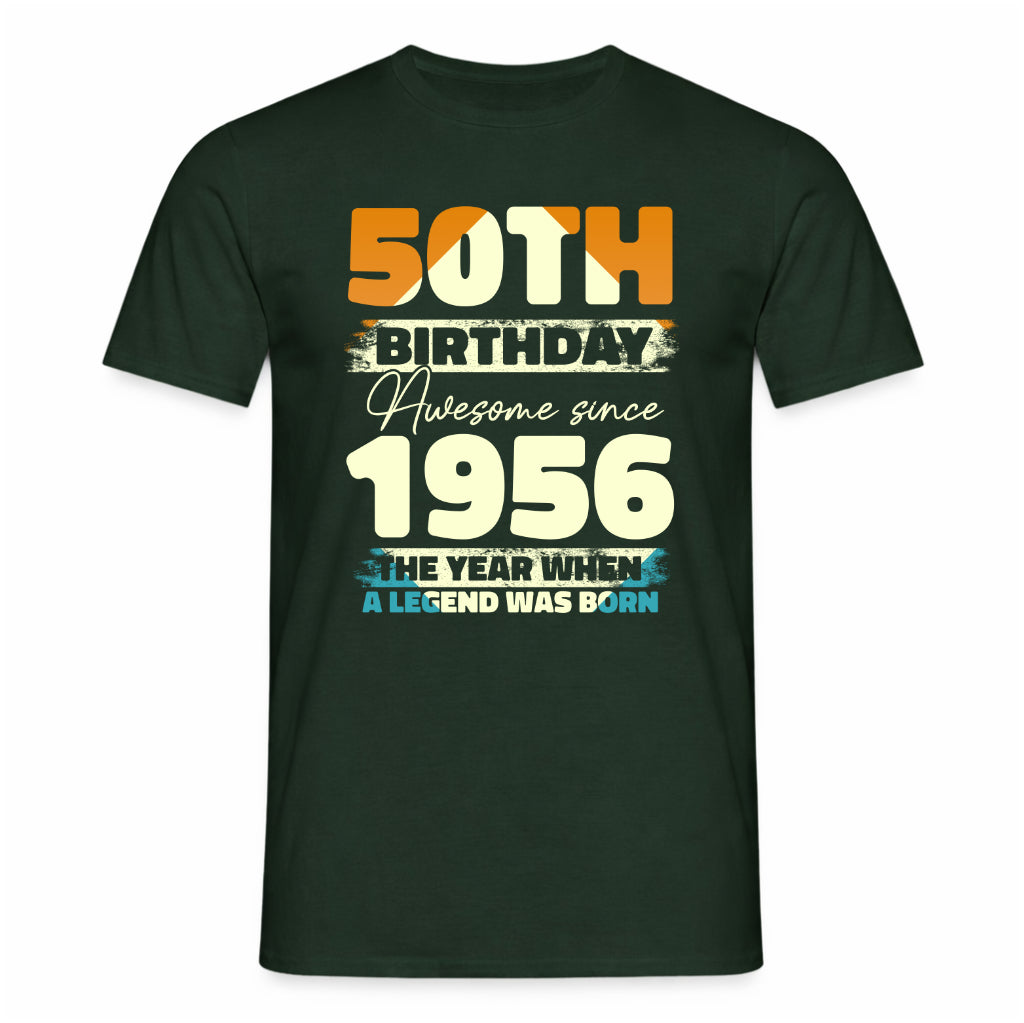 70. Geburtstag Awesome Since 1956 Geschenk T-Shirt