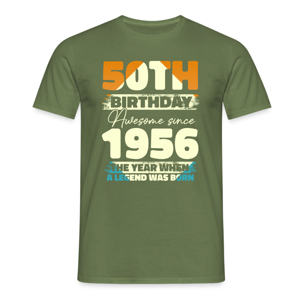70. Geburtstag Awesome Since 1956 Geschenk T-Shirt