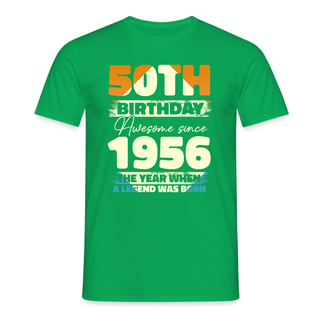 70. Geburtstag Awesome Since 1956 Geschenk T-Shirt