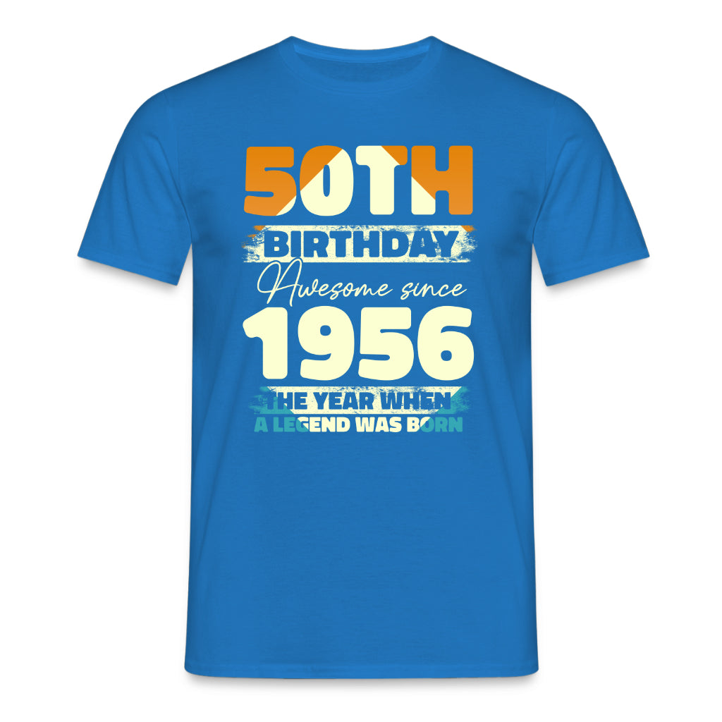 70. Geburtstag Awesome Since 1956 Geschenk T-Shirt