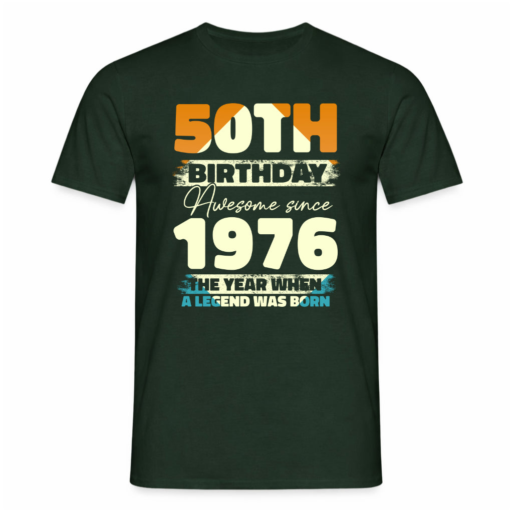 50. Geburtstag Awesome Since 1976 Geschenk T-Shirt