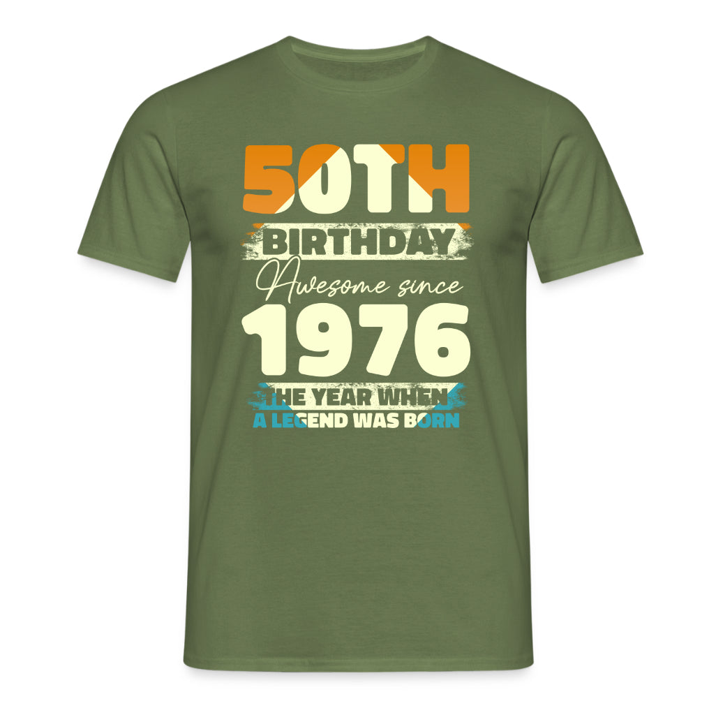50. Geburtstag Awesome Since 1976 Geschenk T-Shirt