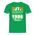 40. Geburtstag Awesome Since 1986 Geschenk T-Shirt
