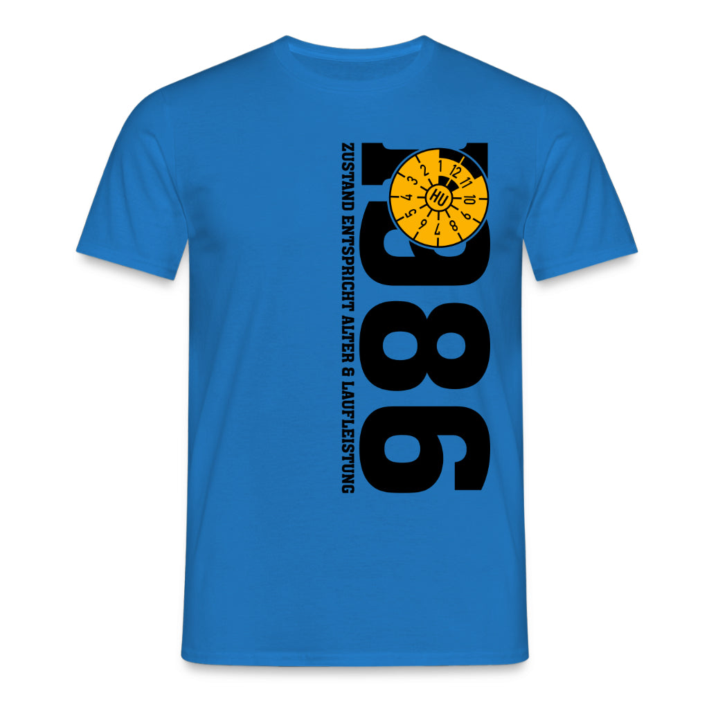 40. Geburtstag 1986 Zustand entspricht Alter und Laufleistung TÜV Lustiges Mechaniker Geschenk T-Shirt