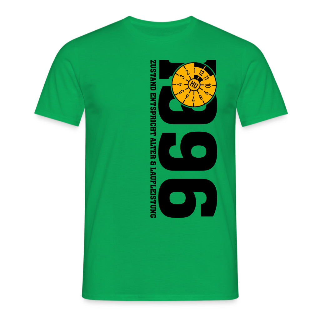 30. Geburtstag 1996 Zustand entspricht Alter und Laufleistung TÜV Lustiges Mechaniker Geschenk T-Shirt