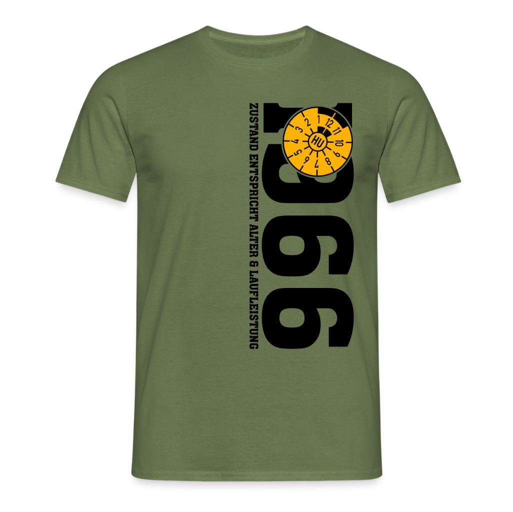 60. Geburtstag 1966 Zustand entspricht Alter und Laufleistung TÜV Lustiges Mechaniker Geschenk T-Shirt