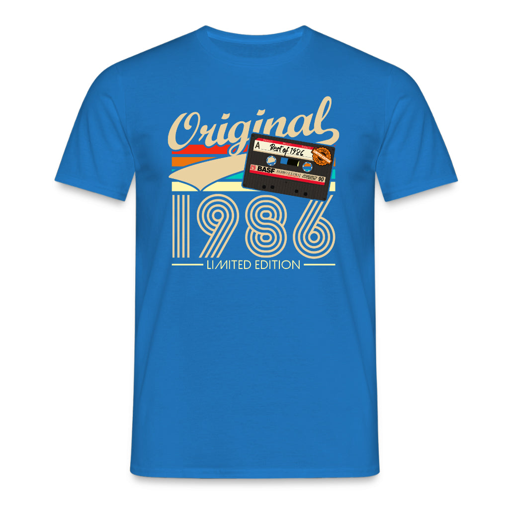 Original 40. Geburtstag Shirt – Musik Kassette Original seit 1986 Retro Vintage