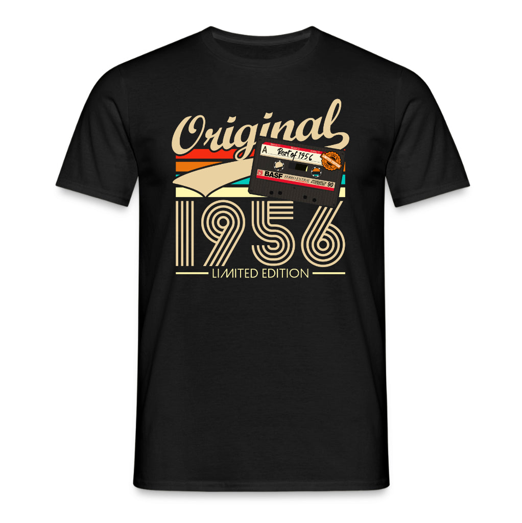 Original 70. Geburtstag Shirt – Musik Kassette Original seit 1956 Retro Vintage
