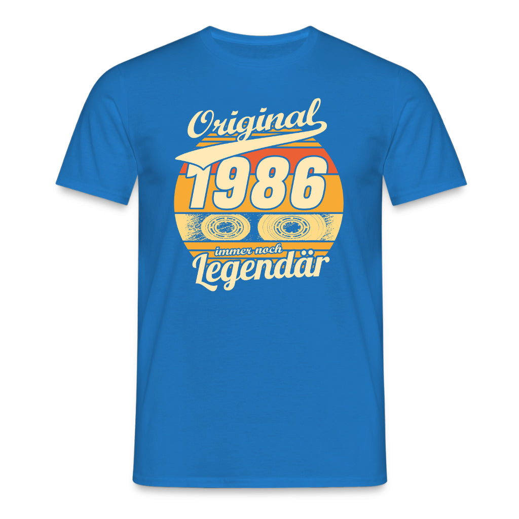 Original 40. Geburtstag Shirt – Musik Kassette Legendär seit 1986 Retro Vintage