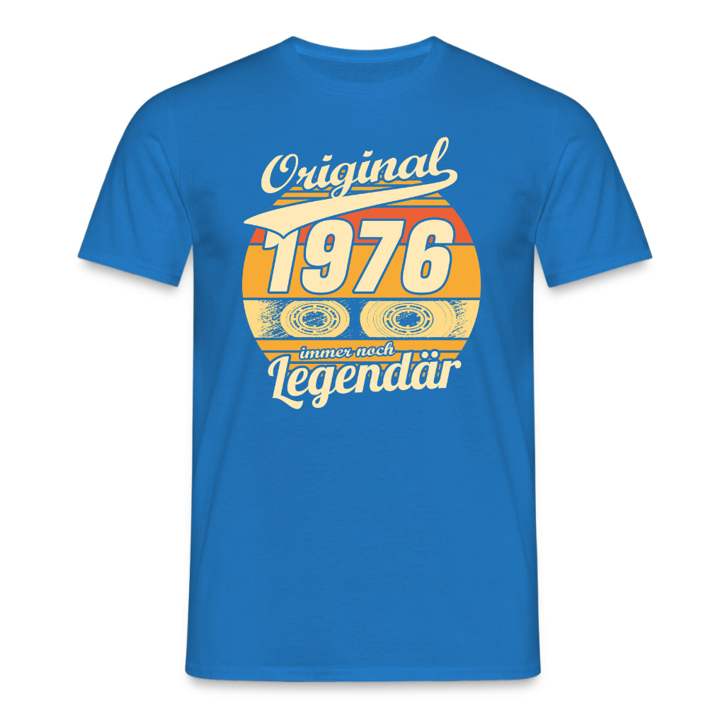 Original 50. Geburtstag Shirt – Musik Kassette Legendär seit 1976 Retro Vintage
