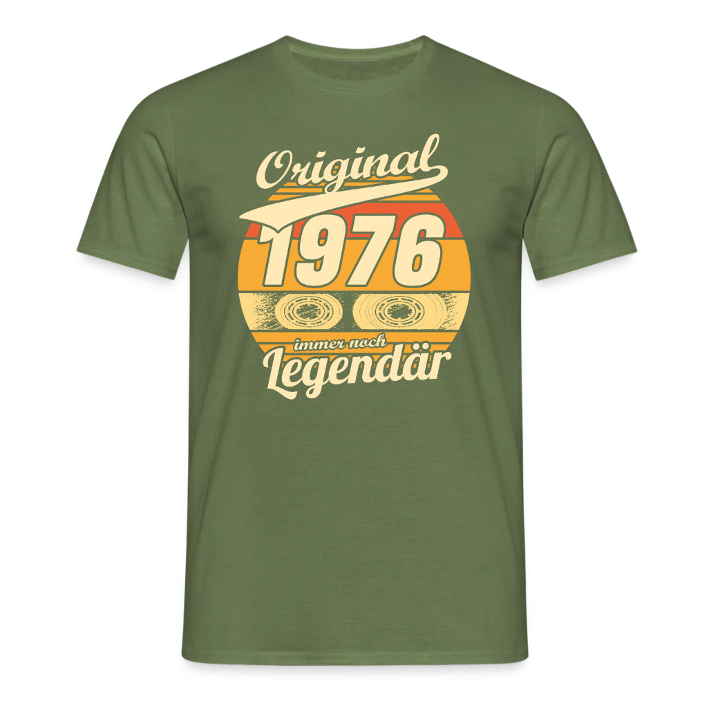 Original 50. Geburtstag Shirt – Musik Kassette Legendär seit 1976 Retro Vintage