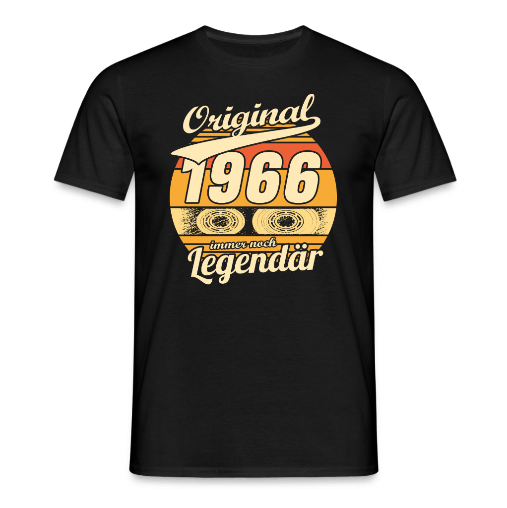 Original 60. Geburtstag Shirt – Musik Kassette Legendär seit 1966 Retro Vintage