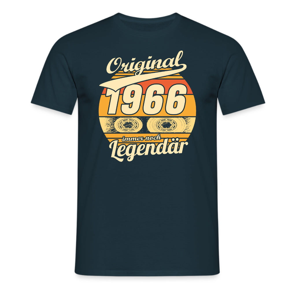 Original 60. Geburtstag Shirt – Musik Kassette Legendär seit 1966 Retro Vintage