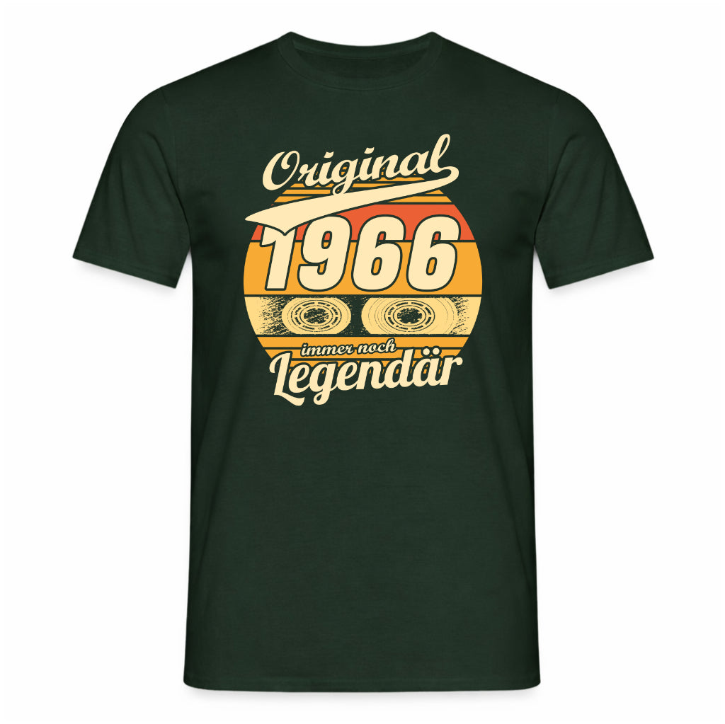 Original 60. Geburtstag Shirt – Musik Kassette Legendär seit 1966 Retro Vintage