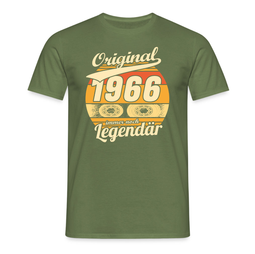 Original 60. Geburtstag Shirt – Musik Kassette Legendär seit 1966 Retro Vintage